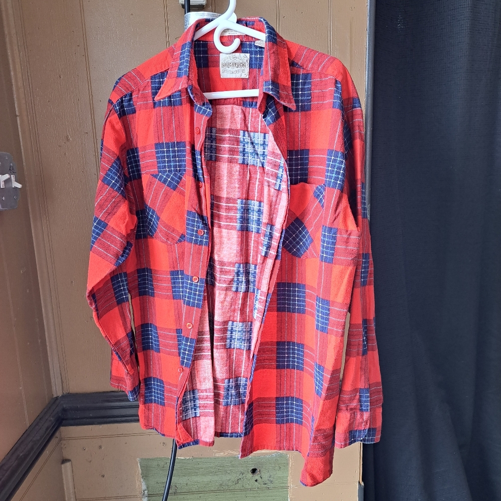 Vintage Saugatuck Dry Goods Shirt sz L